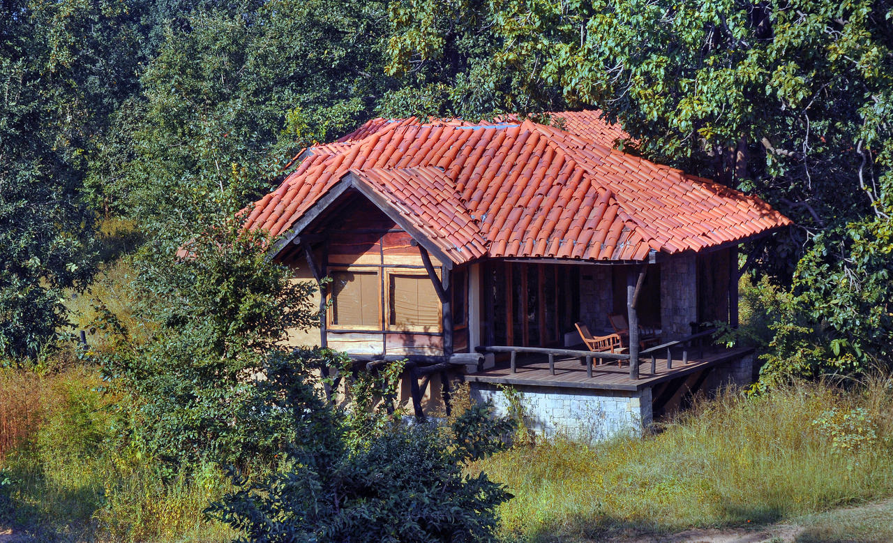 Mandlā Kanha Earth Lodge מראה חיצוני תמונה
